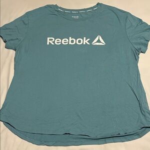 Reebok Teal Crew Neck Tee